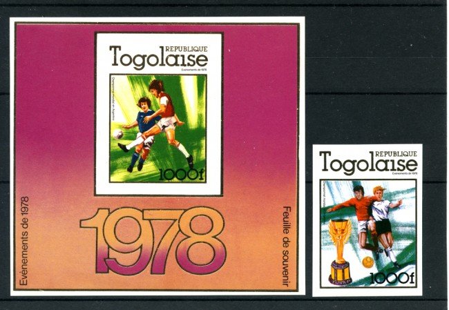 1978 - TOGO - LOTTO/22433 - CALCIO ARGENTINA - NUOVI