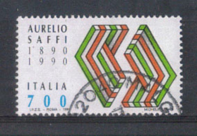 1990 - LOTTO/6937U - REPUBBLICA - AURELIO SAFFI - USATO