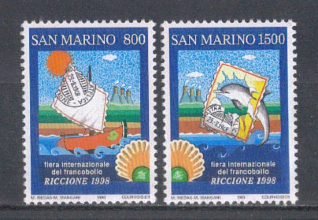 1998 - LOTTO/8195 - SAN MARINO - FIERA DEL FRANCOBOLLO