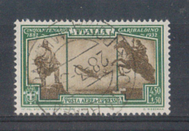 1932 - LOTTO/REGA40U- REGNO- 4,50+1,50 LIRA AEROESPRESSO - USATO