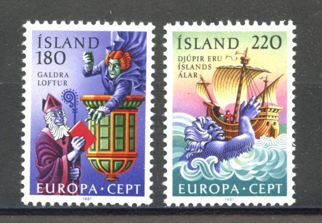 1981 - ISLANDA - LOTTO/41469 - EUROPA 2v. - NUOVI