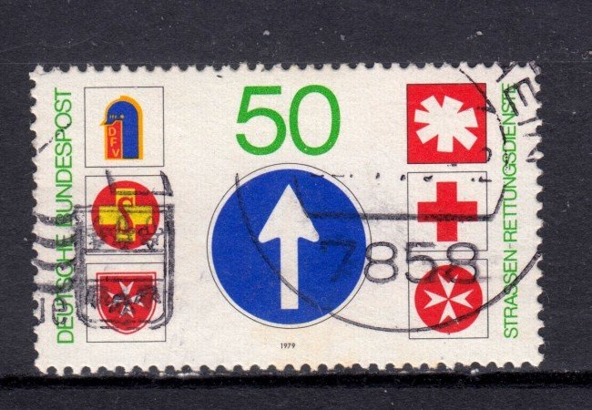 1979 - GERMANIA FEDERALE - SOCCORSO STRADALE - USATO - LOTTO/31428U