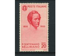 1935 - LOTTO/11728 - REGNO - 20c. VINCENZO BELLINI - NUOVO