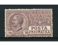 1925 - LOTTO/11739 - REGNO - 20c. POSTA PNEUMATICA - LING.