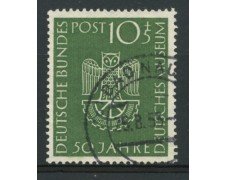 1953 - LOTTO/11846  GERMANIA FEDERALE - CINQUANTENARIO DEUTSCHES MUSEUM - USATO