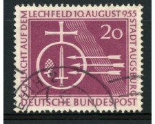 1955 - LOTTO/11859 - GERMANIA FEDERALE - 20p. BATTAGLIA  DI LECHFELD - USATO