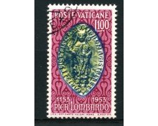 1953 - LOTTO/12084 - VATICANO - PIER LOMBARDO - USATO