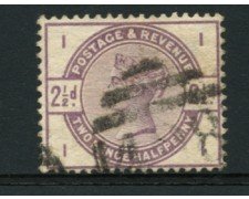 1883 - LOTTO/12304 - GRAN BRETAGNA - 2,5p. VIOLETTO POS. II  - USATO