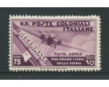 1933 - LOTTO/12611 -  COLONIE EMISSIONI GEN.- 75c. P/A  MARCIA SU ROMA - LING.