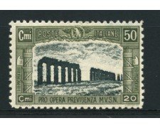 1928 - LOTTO/12756 - 50+20c. PRO MILIZIA - NUOVO