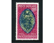 1953 - LOTTO/12810 - VATICANO - 100 Lire PIER LOMBARDO - NUOVO