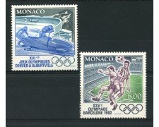 1992 - LOTTO/12917 - MONACO - GIOCHI OLIMPICI 2v. - NUOVI