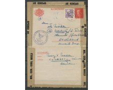 1946 - LOTTO/13082 - SVEZIA - BIGLIETTO POSTALE CON BOLLI DI CENSURA  PER LA GERMANIA