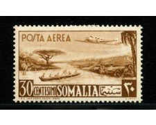 1950/51 - LOTTO/13095 - SOMALIA AFIS - 30c. POSTA AEREA - LING.