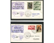 ITALIA - LOTTO/13208 - 50° VOLO NAPOLI PALERMO NAPOLI - 2 BUSTE