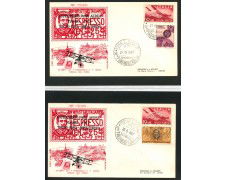 ITALIA - 1967 - LOTTO/13209 - 50° PRIMO VOLO ROMA-TORINO-ROMA - 2 BUSTE