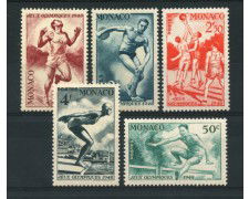 1948 - MONACO - OLIMPIADI DI LONDRA 5v.- LING.