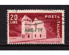 1949 - LOTTO/13464 - TRIESTE A -  ELEZIONI DI TRIESTE - USATO