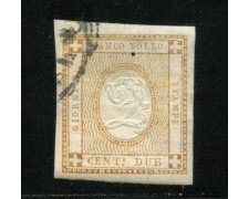 1862 - LOTTO/13501 - REGNO - 2c. CIFRA IN RILIEVO - USATO