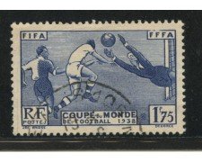 1938 - LOTTO/13508 - FRANCIA - MONDIALI DI CALCIO - USATO