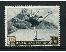 1953 - LOTTO/13626 - SAN MARINO - 100 LIRE PATTINAGGIO - LING.