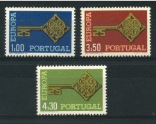 1968 - LOTTO/14009 - PORTOGALLO - EUROPA 3v.  - NUOVI
