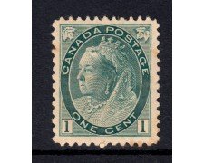 1898/903 - LOTTO/14084 - CANADA - 1c. REGINA VITTORIA - LING.