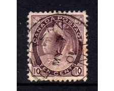 1898/903 - LOTTO/14085 - CANADA - 10c. REGINA VITTORIA - USATO
