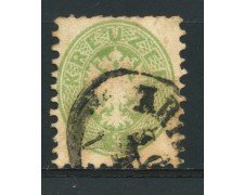 1863/64 - LOTTO/14124 - AUSTRIA - 3 Kr. VERDE - USATO