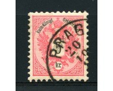 1883 - LOTTO/14174 - AUSTRIA 5 Kr. ROSA - USATO