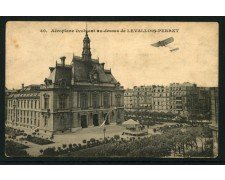 FRANCIA - 1915 - LOTTO/14195 - AEROPLANO IN VOLO SU LEVALLOIS-PERRET - VIAGGIATA