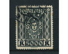 1923/24 - LOTTO/14263 - AUSTRIA - 5000 Kr.  ARDESIA  - USATO