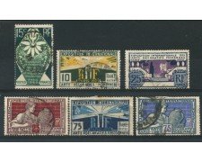 1924/25 - LOTTO/14484 - FRANCIA - ESPOSIZIONE INTERNAZIONALE 6v. - USATI