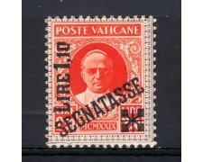 1931 - LOTTO/14677 - VATICANO - SEGNATASSE 1,10 su 2,50 LIRE - LING.
