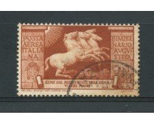 1937 - LOTTO/14842 - REGNO - POSTA AEREA 80c. BIMILLENARIO AUGUSTO - USATO