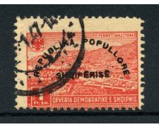 1946 - LOTTO/15085 - ALBANIA 1 F. PROCLAMAZIONE REPUBBLICA - USATO