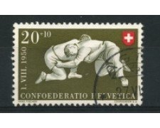1950 - LOTTO/15268 - SVIZZERA - 20+10 Cent. PRO PATRIA - USATO