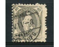 1905/06 - LOTTO/15275 - SVIZZERA - 40 Cent. GRIGIO - USATO