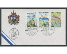 1990 - LOTTO/15294 - SAN MARINO - ANNO DEL TURISMO - BUSTA FDC