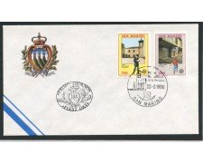 1990 - SAN MARINO - EUROPA 2v. - BUSTA FDC - LOTTO/15299