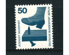 1972 - LOTTO/15553 - BERLINO - 50p. INFORTUNI - NUOVO