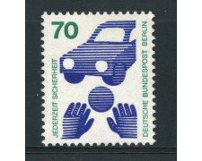 1972 - LOTTO/15554 -  BERLINO - 70p. INFORTUNI - NUOVO