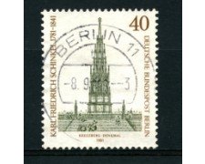 1981 - LOTTO/15654U - BERLINO - FRIEDRICH SCHINKEL - USATO