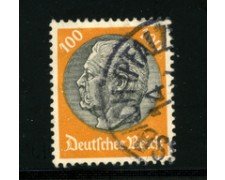 1932/33 - LOTTO/16174 - GERMANIA - 100p. GIALLO HINDENBURG - USATO