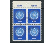 1977 - LOTTO/16389QU - AUSTRIA - IAEA E. ATOMICA - QUARTINA USATA
