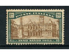 1924 - LOTTO/16493 - REGNO - 20+10 cent. ANNO SANTO - LINGUELLATO
