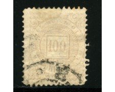 1884/88 - LOTTO/16590 - BRASILE - 100r. CIFRA II° TIPO - USATO