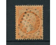 1862 - LOTTO/16683 - FRANCIA - 40 cent. ARANCIO NAPOLEONE - USATO