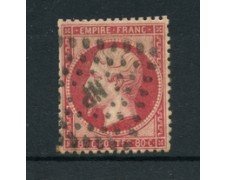 1862 - LOTTO/16684 - FRANCIA - 80 cent. ROSA NAPOLEONE - USATO