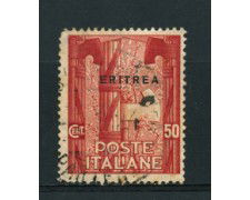 1923 - LOTTO/16795 - ERITREA - 50 cent. MARCIA SU ROMA - USATO
